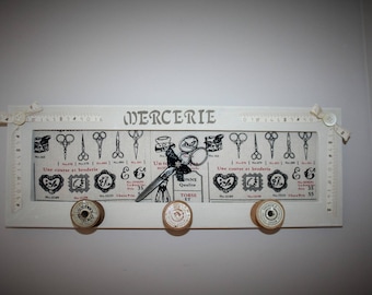 Hook on the theme of vintage haberdashery