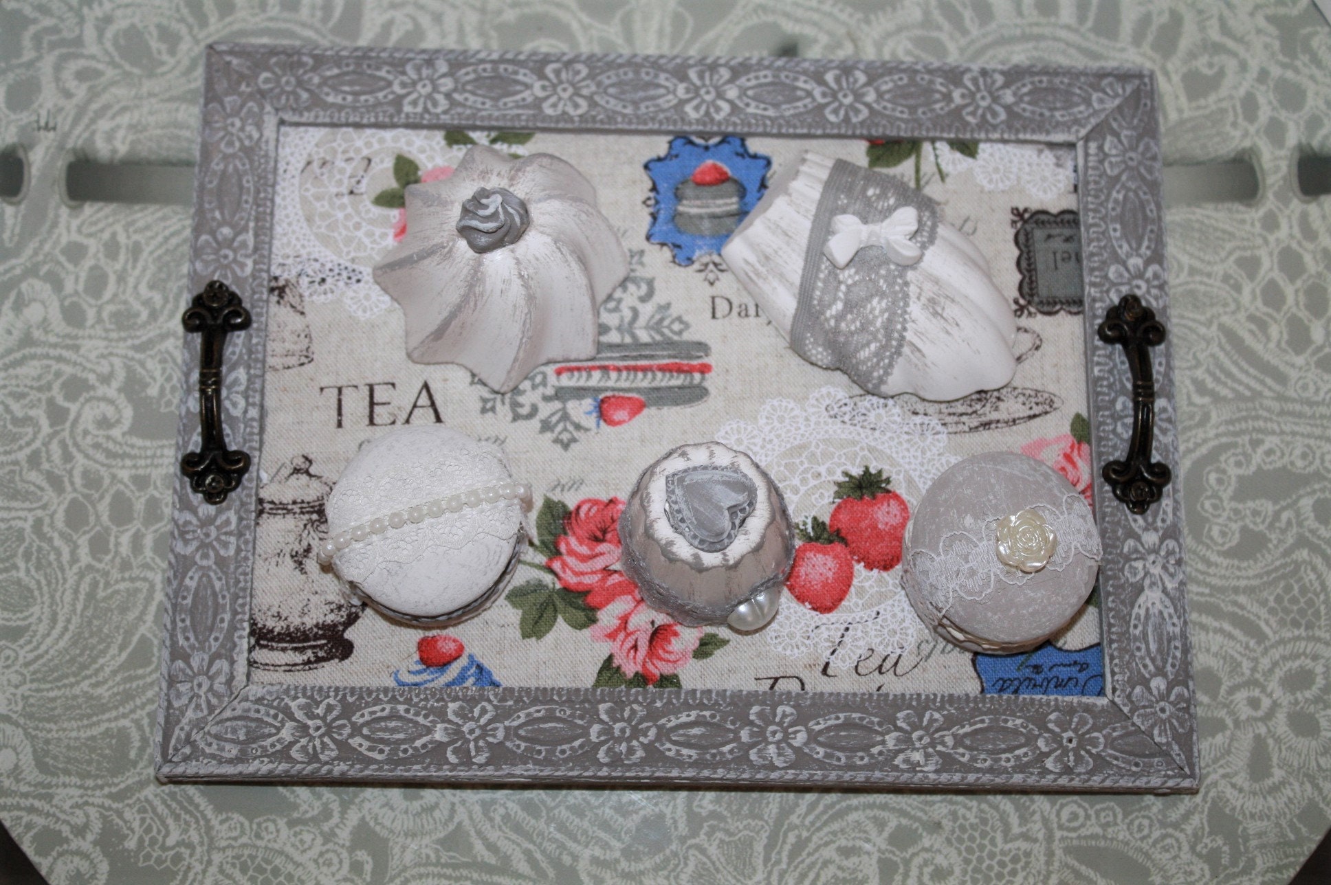 Plateau de Mignardises , Plâtre Parfumé