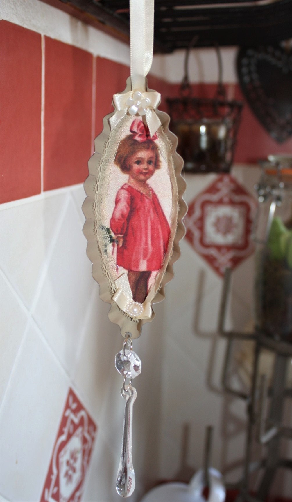 Moule A Tarte , Suspension Déco Shabby