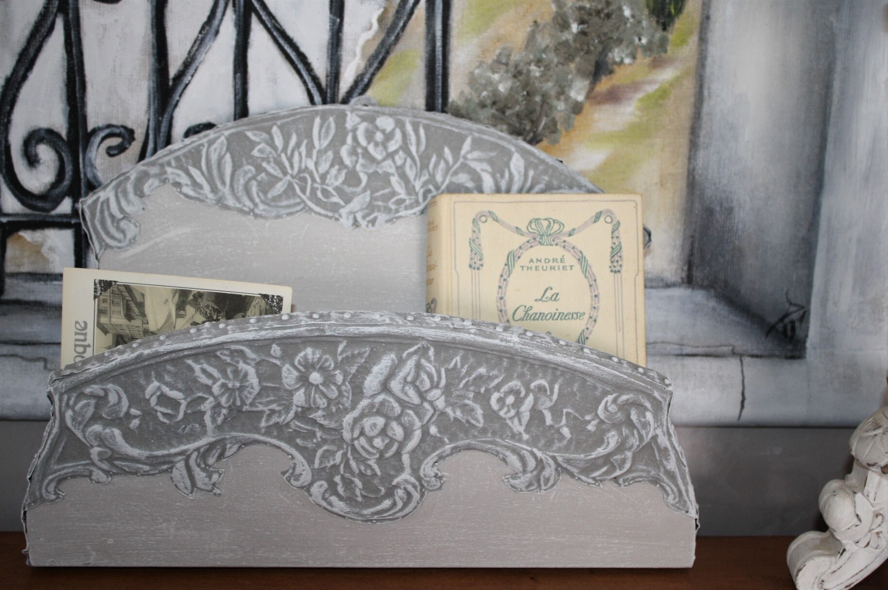 Porte Courrier , Porte Livre Decoration Murale