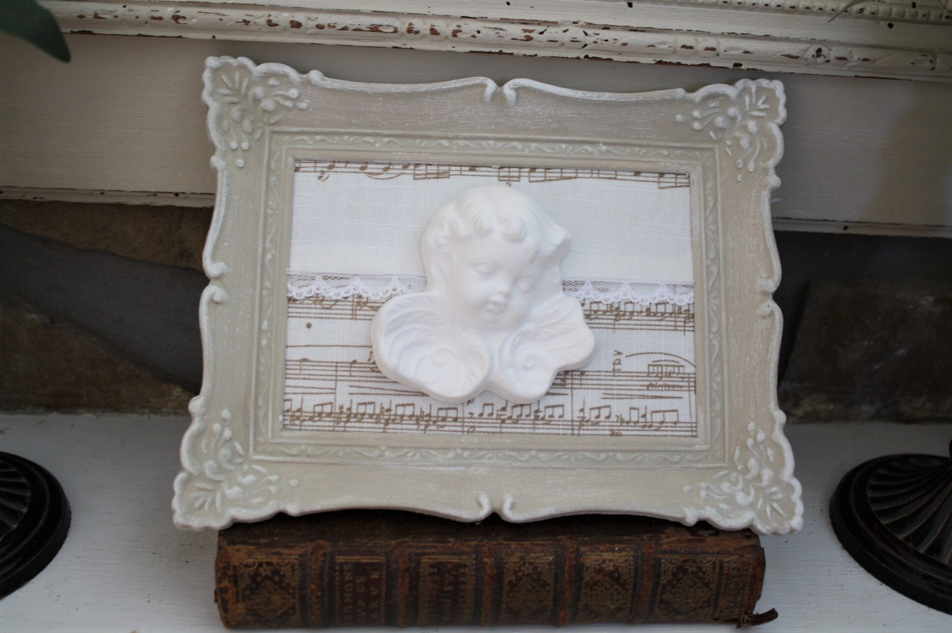 Cadre Décoratif , Cadre Ange Shabby Chic