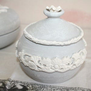Bonbonnière, bonbonnière shabby , bonbonnière céramique