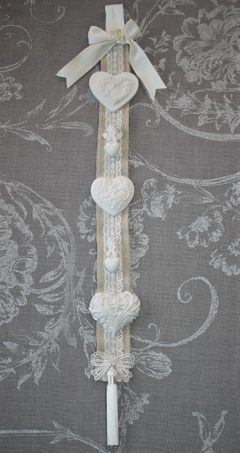 Suspension Cœurs , Suspension Shabby Parfumés