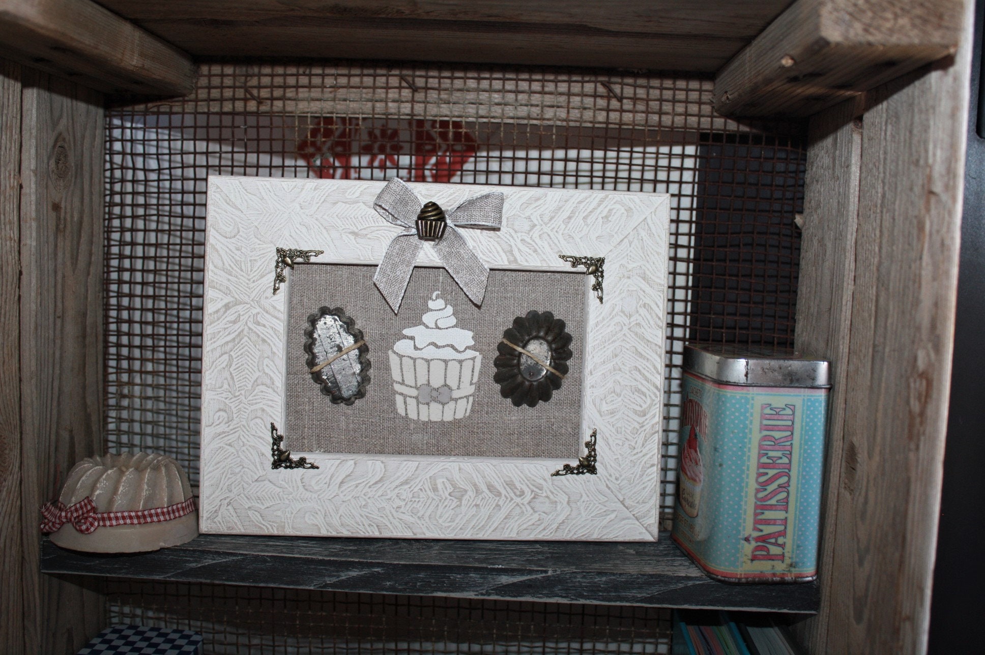 Cadre Décoratif, Cadre Pâtisserie , Cupcake