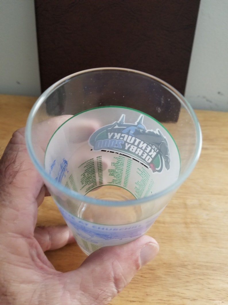 Kentucky Derby Glass LOOKS NEW!