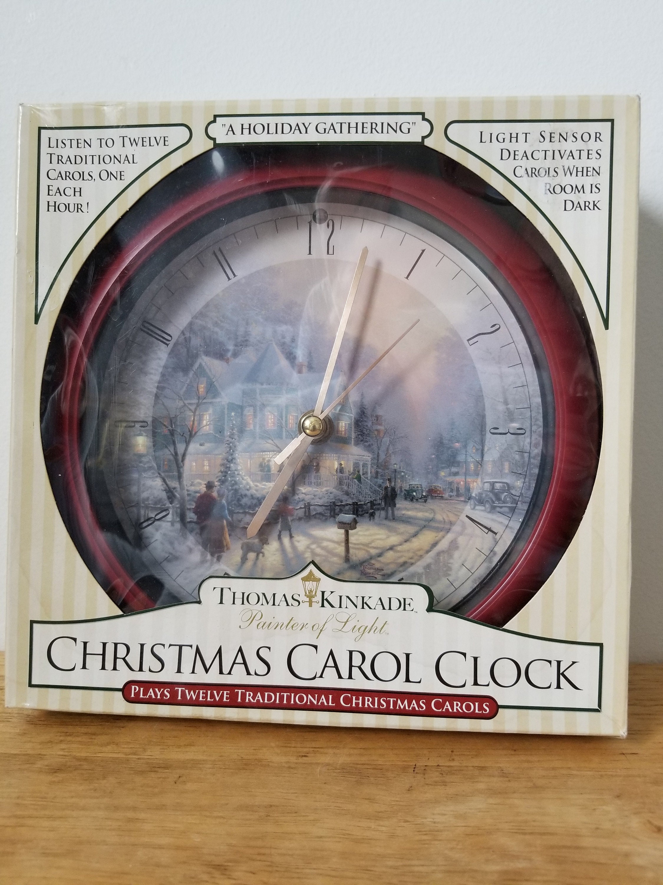 Thomas Kinkade christmas carol clock - circesoftware.net