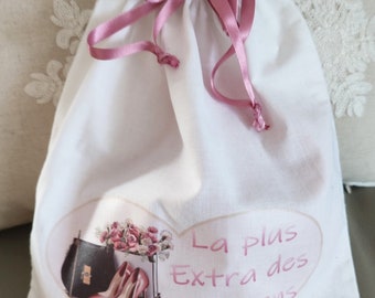 Grande pochette pour la lingerie et/ou en pochette cadeau écologique A29