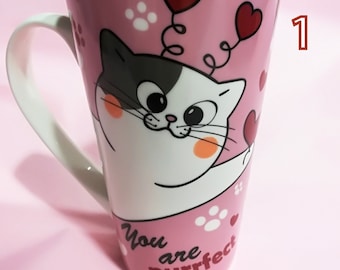 Grand Mug: chien et chat