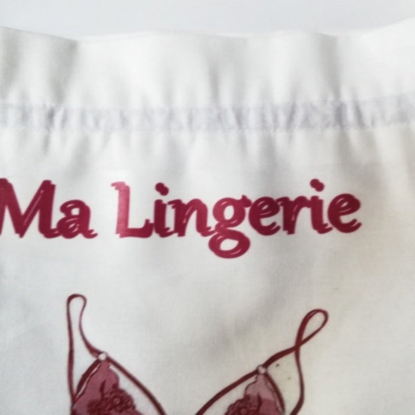 Pochette cadeau écologique/réutilisable: lingerie fine 011