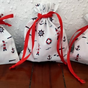 Geschenktüte für Weihnachten, Geburtstag... Bonbontüte, aus schickem Baumwollstoff 011