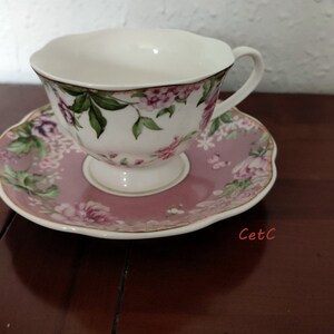 Tasse à thé style anglais élégante et chic 1439 image 2