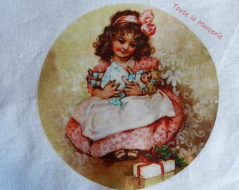 Transfer, big and beautiful transfer. girl doll