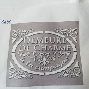Transfer. Elegant applique/transfer 101