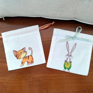 Lot de 2 petites pochettes