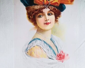 Transfer 0028. Orange girl bow Hat