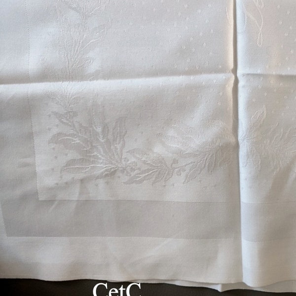 Très belle nappe de haute qualité. Coton pur. Au choix avec 12 serviettes de table assorties