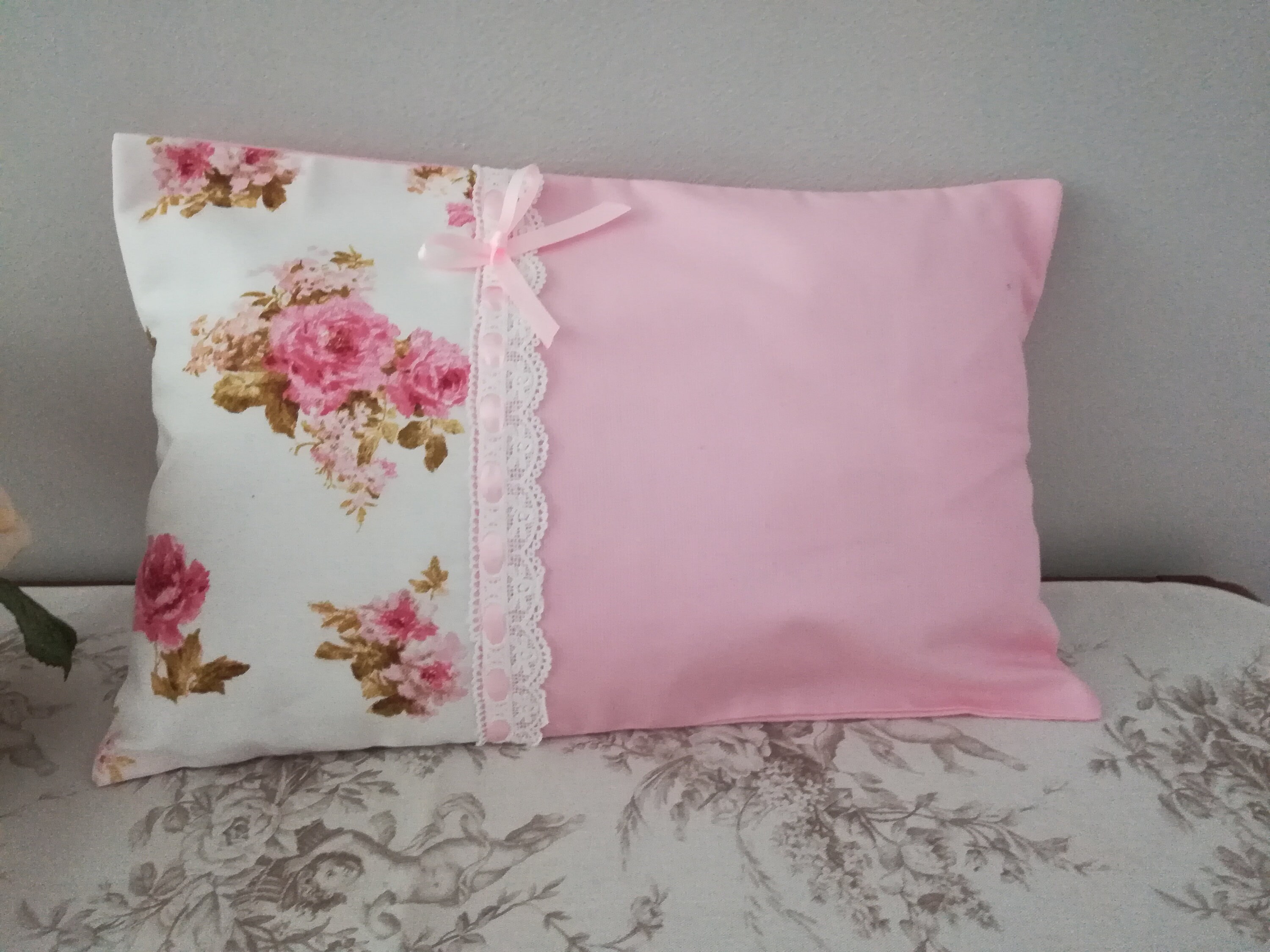 Originale Housse de Coussin, Style Shabby Chic 0117