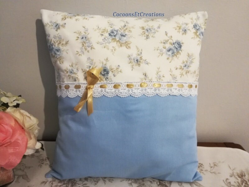 Originale Housse de Coussin, Style Shabby Chic 103