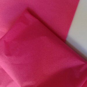 lot au choix, feuilles de papier soie. Rose Fuschia