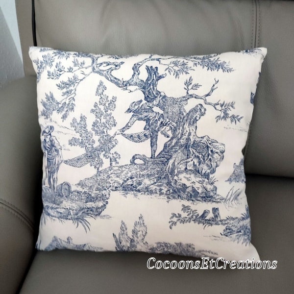 Avec ou Sans housse. Coussin style Jouy 0111