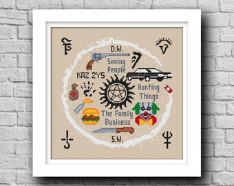 Winchester Tattoo Keep Calm Quote Geeky Nerdy Cross Stitch Supernatural Carry On My Wayward Son Cross Stitch Pattern Pdf Download Patterns Kits How To Web Surdexgsi Com