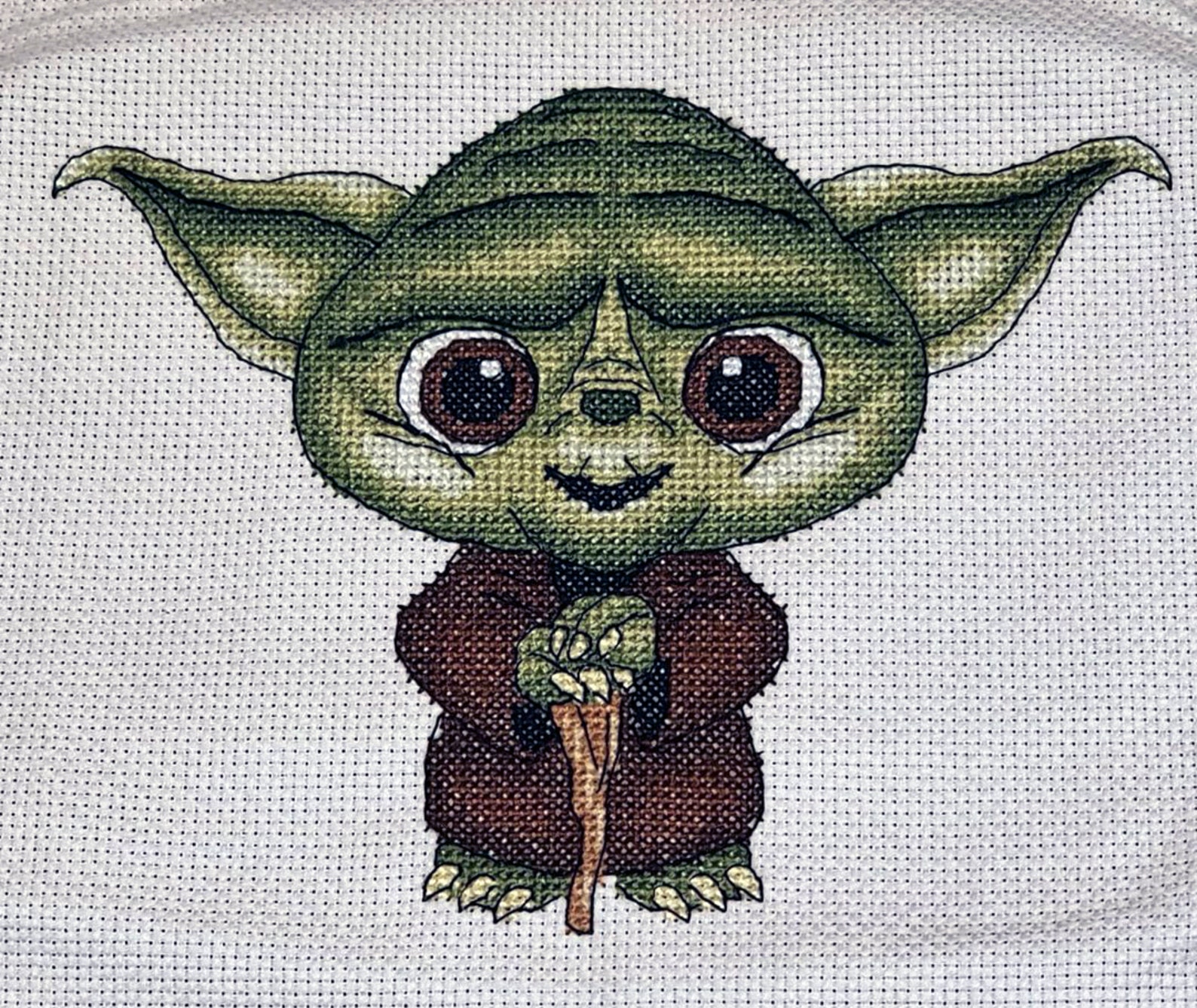 Yoda Cross stitch pattern PDF Star wars cross stitch Movie Etsy