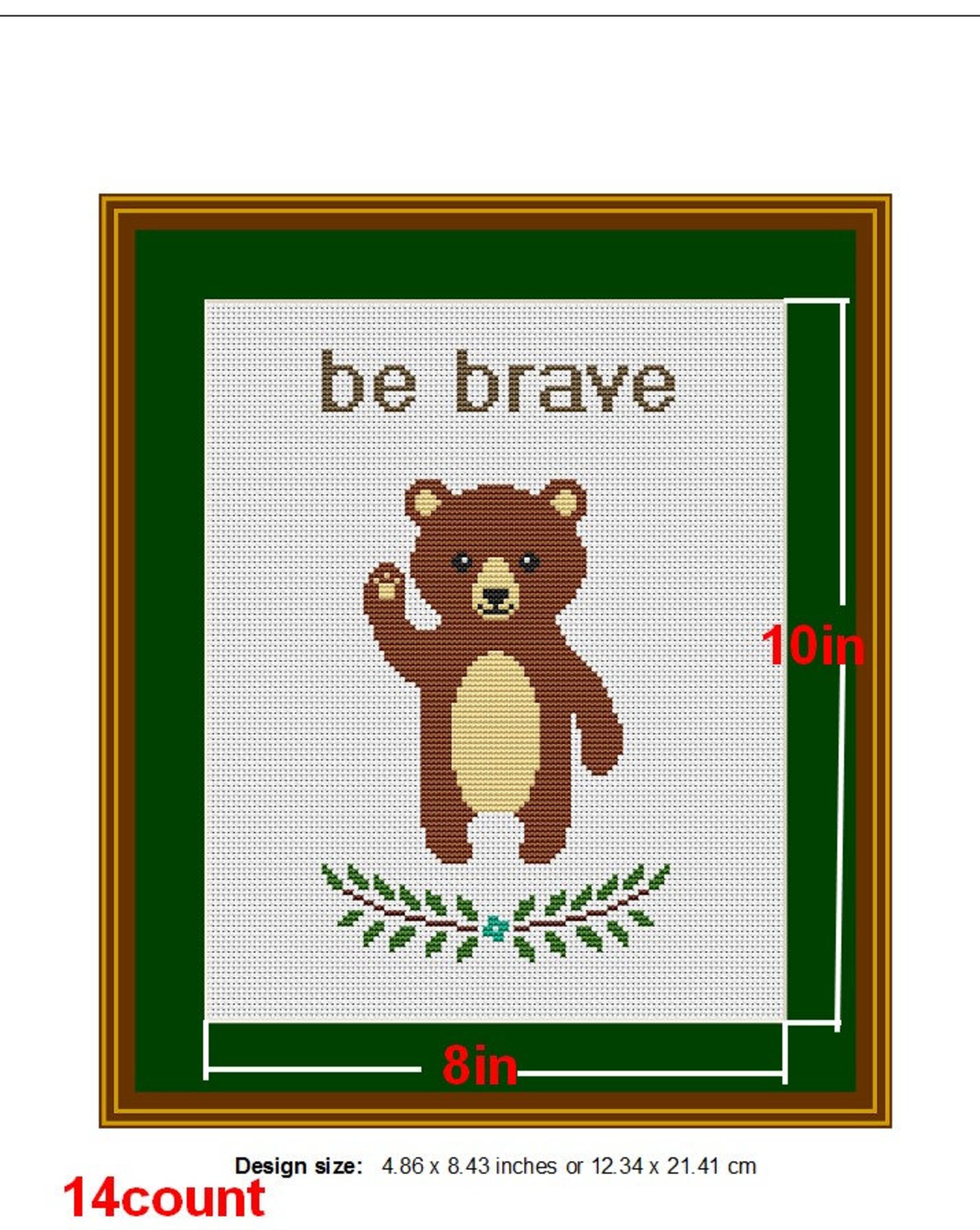 Woodland Nursery Cross Stitch Pattern 6 Animals Baby Cross Etsy