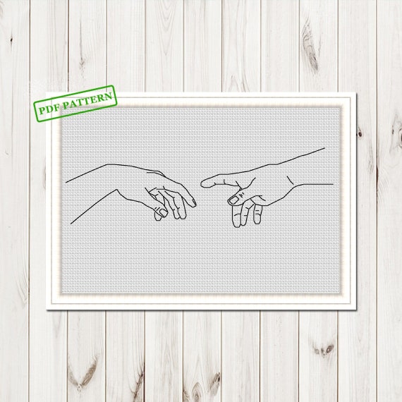Creation of Adam Cross Stitch Chart//Pattern//Design//XStitch