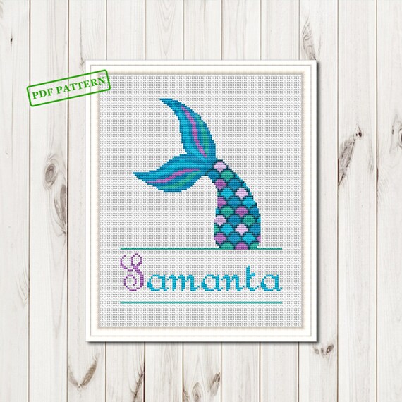 mermaid birth announcement