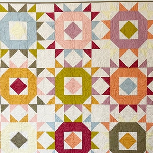 Avalon Quilt Pattern | PDF Pattern - Avalon Quilt | PDF Download | Modern Quilt Pattern | Downloadable pattern