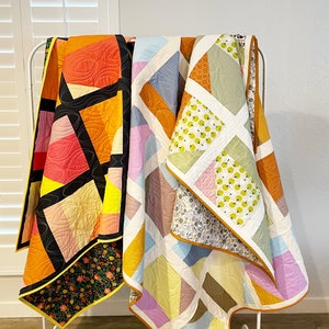 Willetta Quilt Pattern | PDF Pattern - Willetta Quilt | PDF Download | Modern Quilt Pattern | Downloadable pattern image 5