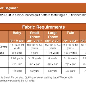 Willetta Quilt Pattern | PDF Pattern - Willetta Quilt | PDF Download | Modern Quilt Pattern | Downloadable pattern image 4