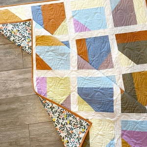 Willetta Quilt Pattern | PDF Pattern - Willetta Quilt | PDF Download | Modern Quilt Pattern | Downloadable pattern image 8