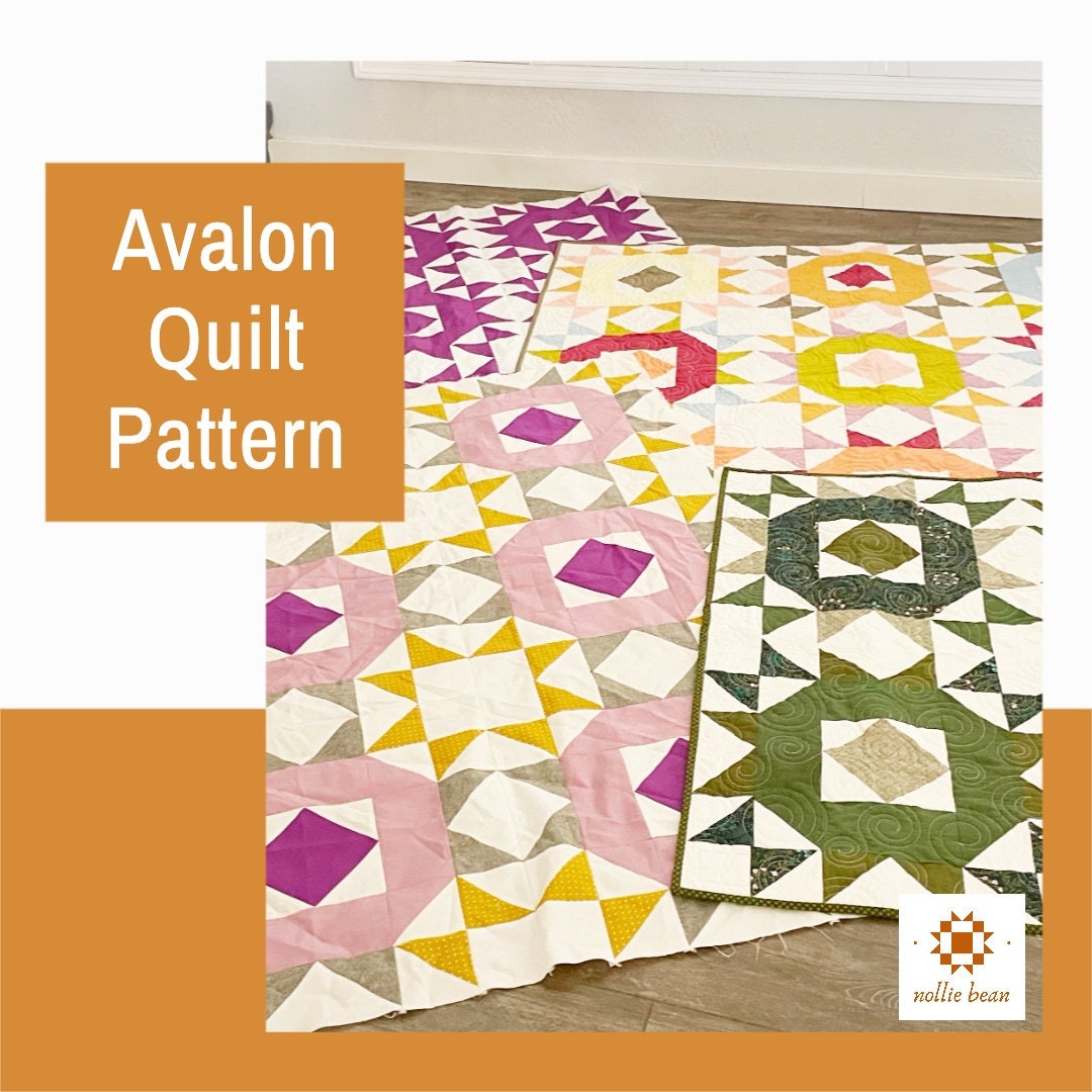 Avalon Quilt Pattern PDF Pattern Avalon Quilt PDF Etsy