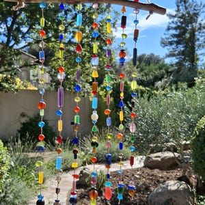 Buntes Mobile, Boho-Dekoration, bunte Perlen