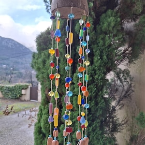 Buntes Perlenmobile, mehrfarbiges Mobile