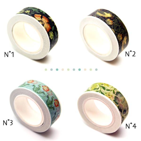 Choix de masking tape divers motifs (10M)