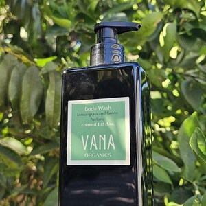 Body Wash VANA ORGANICS Lemongrass and Green Melons