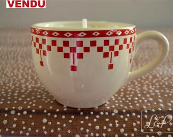 Idée cadeau : Bougie dans Tasse en faïence n9