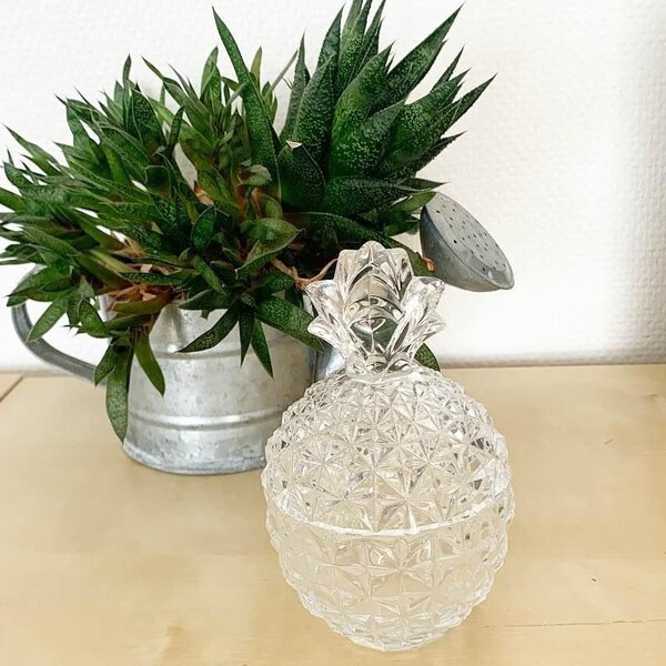 Ananas cristal d’arques home decor