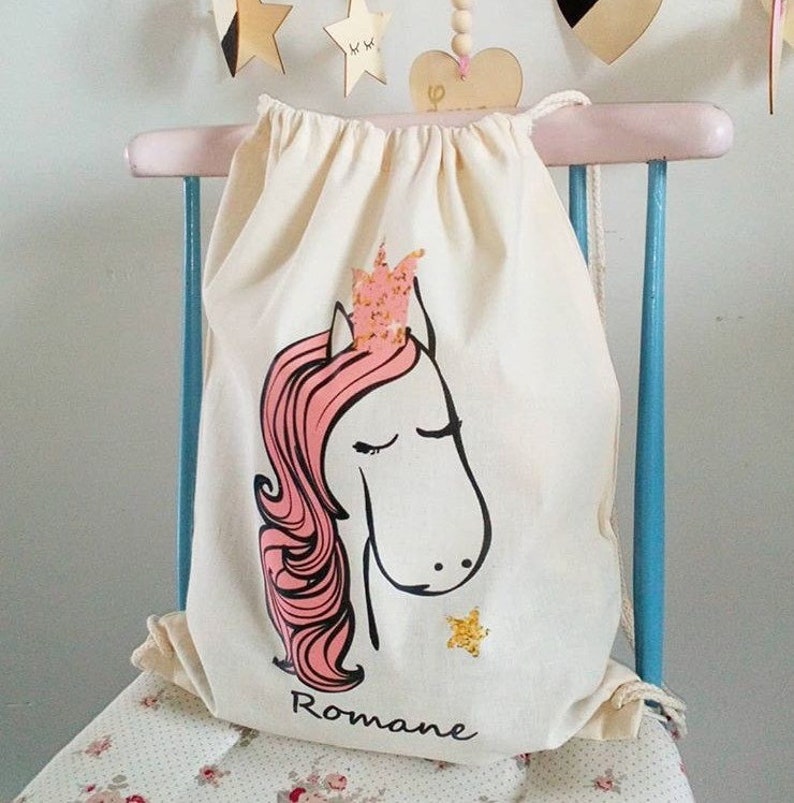 gym pool Back to school gym bag Duffel Unicorn