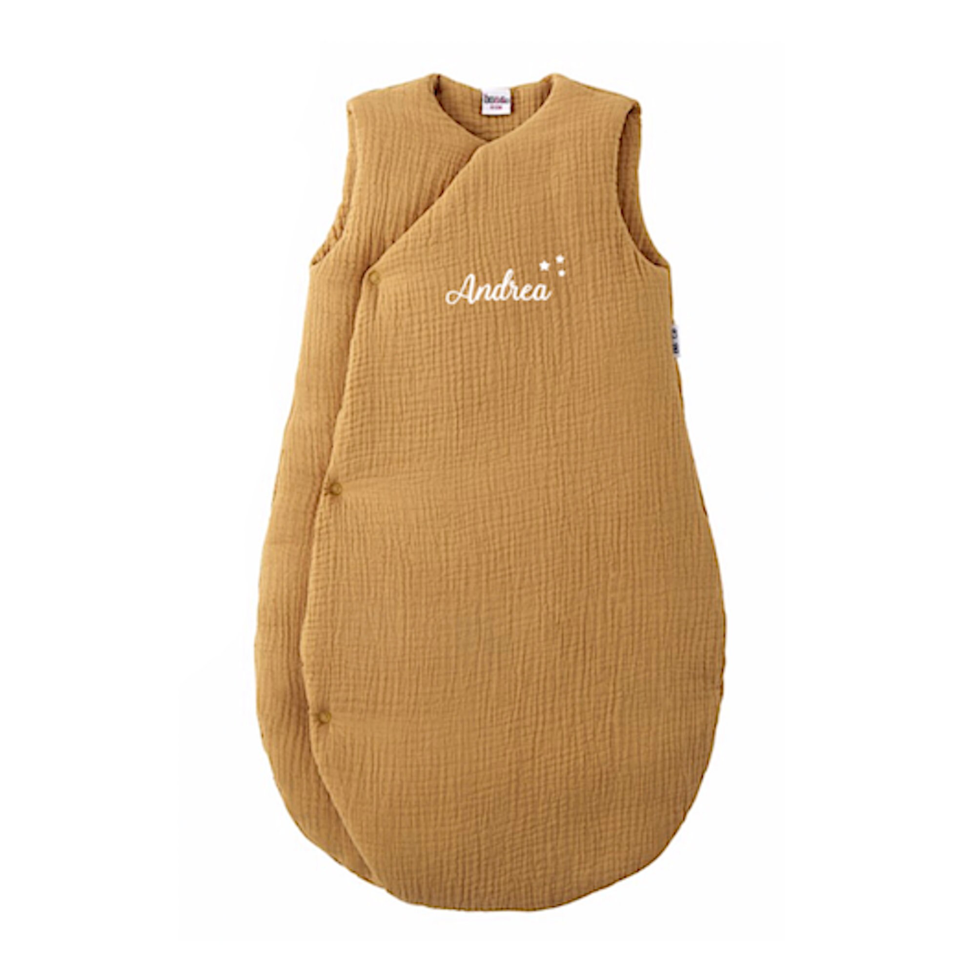 Gigoteuse Caramel Gaze de Coton Personnalisée