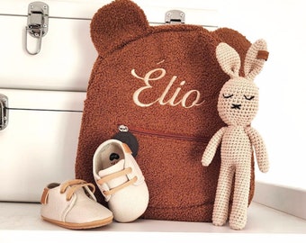 Sac peluche enfant personnalisé (2 coloris)