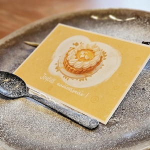 Carte Postale Tarte au Citron