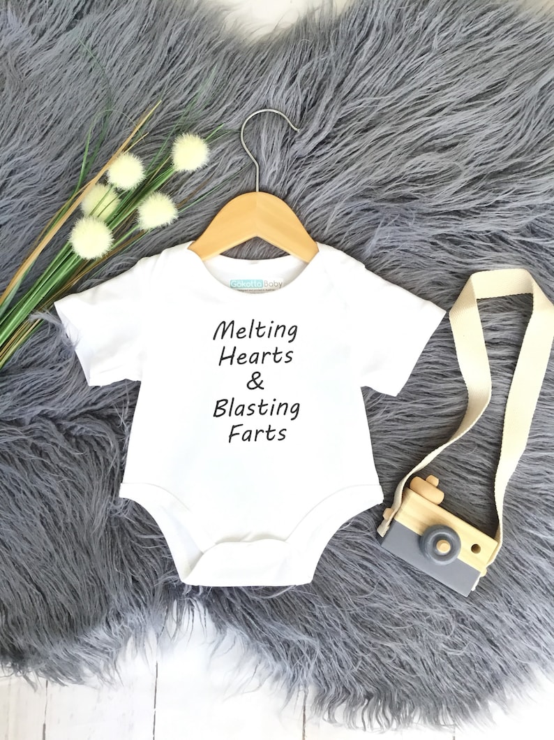 Fart Joke Baby Bodysuit Funny Baby Bodysuit Baby Shower Etsy