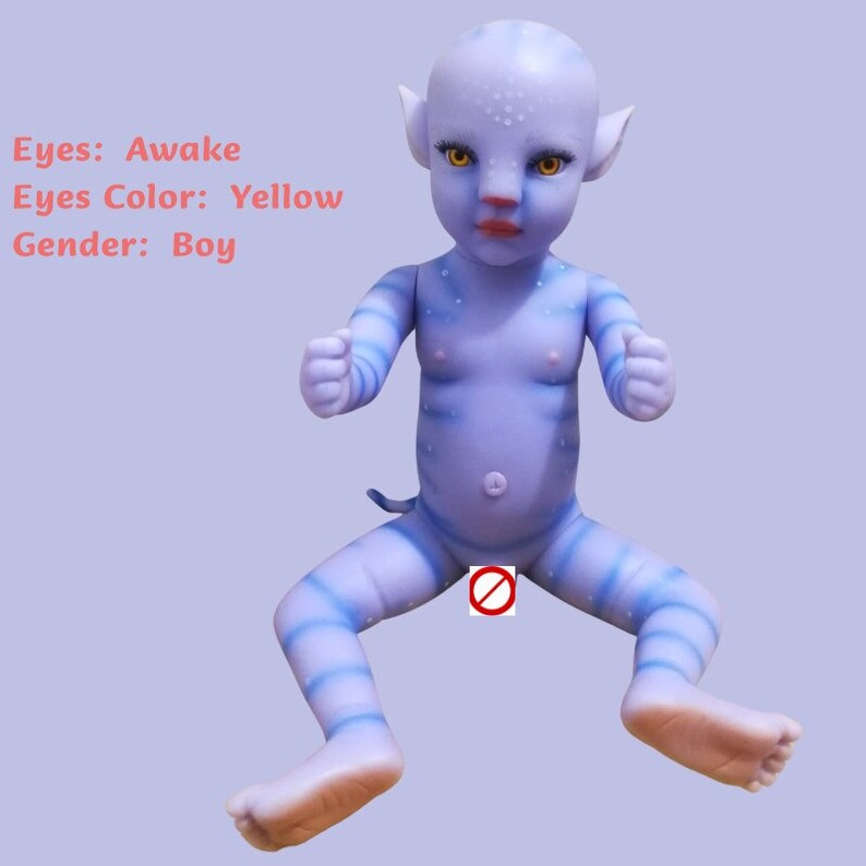 Avatar Baby Girl Eyes Open Avatar Vinyl Baby Avatar Bebe Etsy Australia