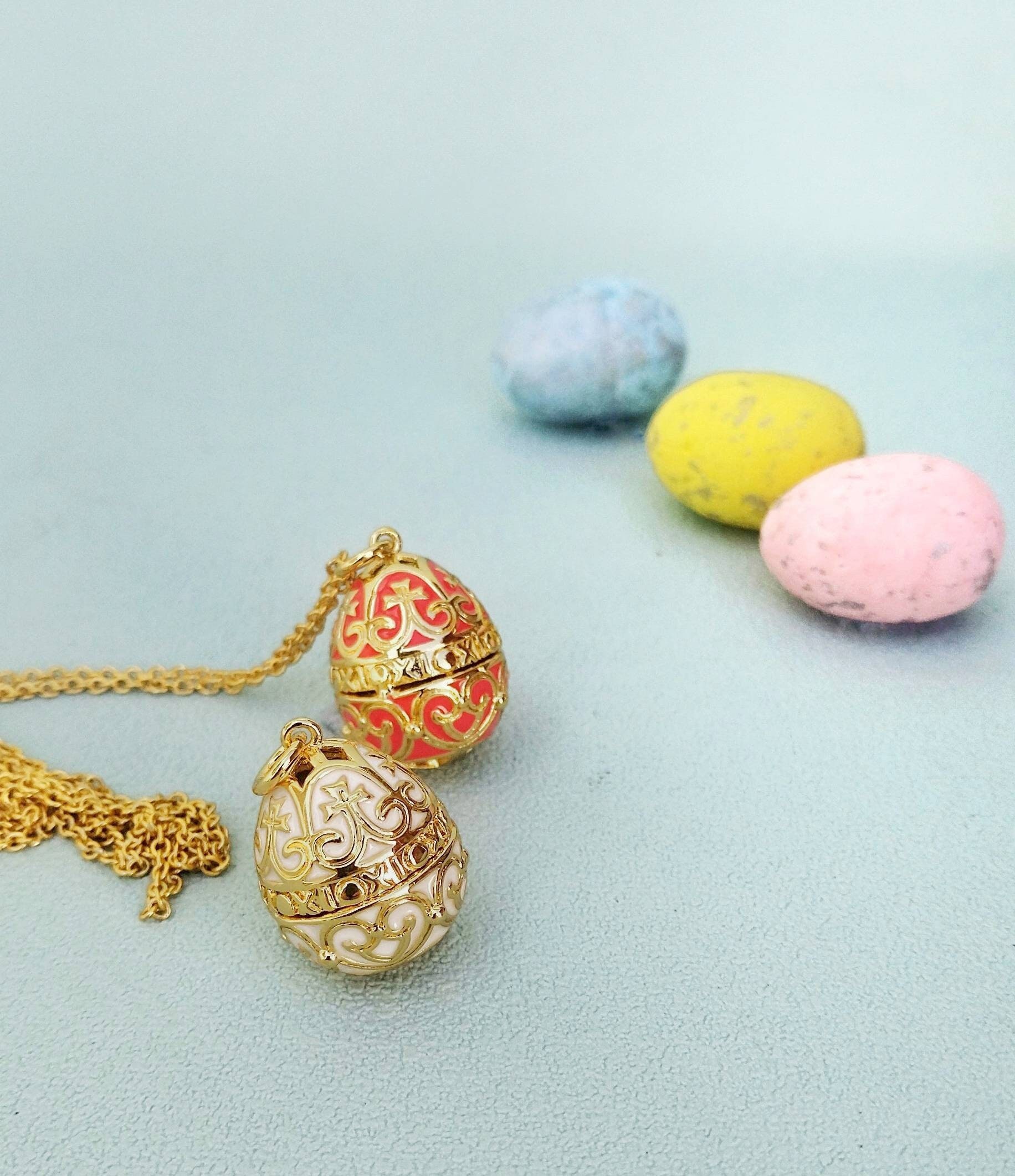 10pcs Easter Colorful Eggs DIY Design for Jewelry Making Earring Bracelet  Necklace Keychain Handmade Accessories Enamel