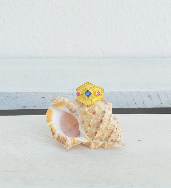 Byzantine Ring, Sapphire Zircon Antique Ring, Ancient Greek Jewelry