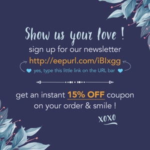INSTANT 15% OFF coupon by joining my exclusive VIP group:
https://eepurl.com/iBIxgg (Copy and Paste into the URL bar at the top of your screen!)