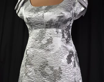 Silver Sophia Regency Gown, Limited Edition, Custom Sized and Made to Order
